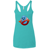 T-Shirts Tahiti Blue / X-Small Inky Buster Women's Triblend Racerback Tank