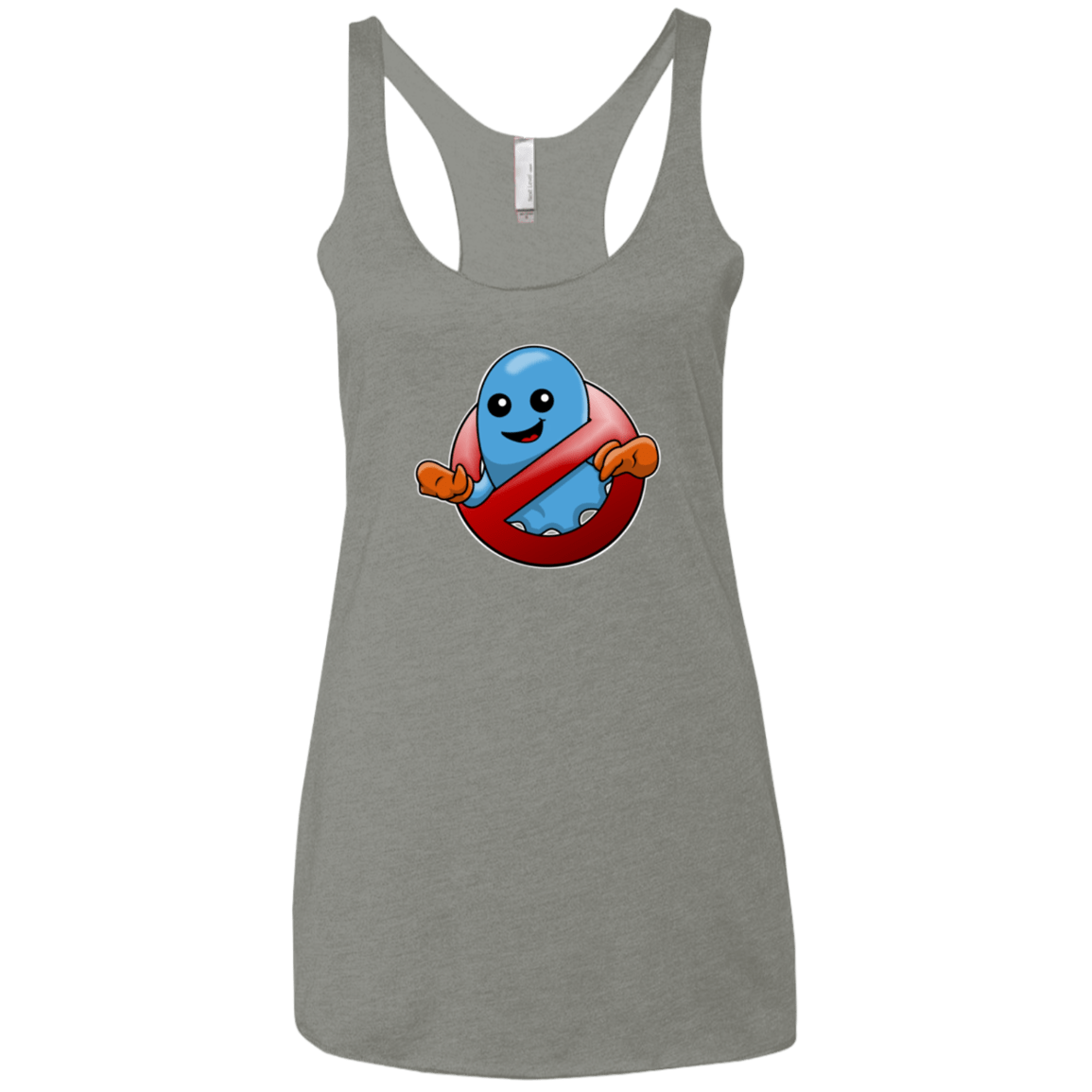 T-Shirts Venetian Grey / X-Small Inky Buster Women's Triblend Racerback Tank