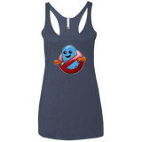 T-Shirts Vintage Navy / X-Small Inky Buster Women's Triblend Racerback Tank