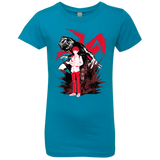 T-Shirts Turquoise / YXS Inner Ghoul Girls Premium T-Shirt