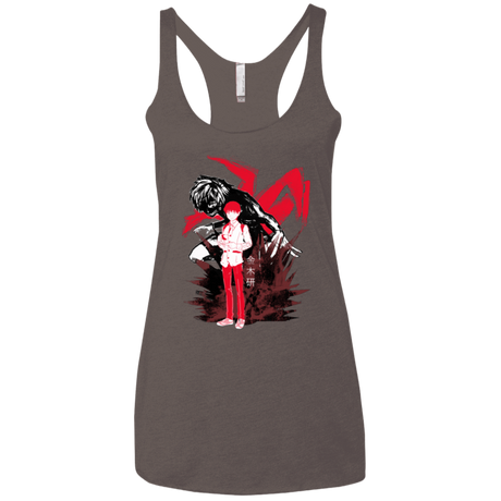 T-Shirts Macchiato / X-Small Inner Ghoul Women's Triblend Racerback Tank