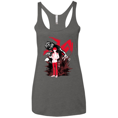 T-Shirts Premium Heather / X-Small Inner Ghoul Women's Triblend Racerback Tank