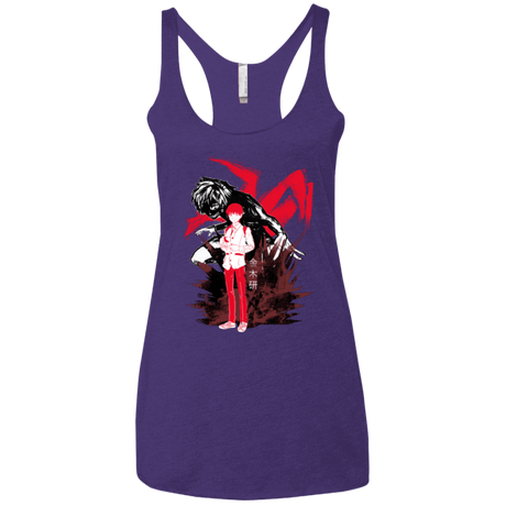 T-Shirts Purple / X-Small Inner Ghoul Women's Triblend Racerback Tank