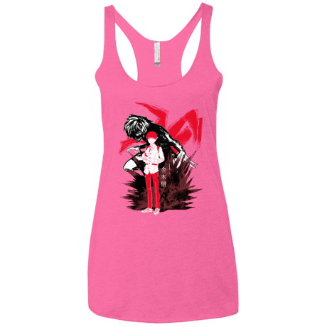 T-Shirts Vintage Pink / X-Small Inner Ghoul Women's Triblend Racerback Tank