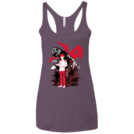 T-Shirts Vintage Purple / X-Small Inner Ghoul Women's Triblend Racerback Tank