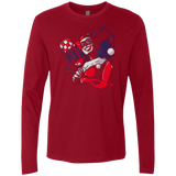 T-Shirts Cardinal / Small Insane Queen Men's Premium Long Sleeve