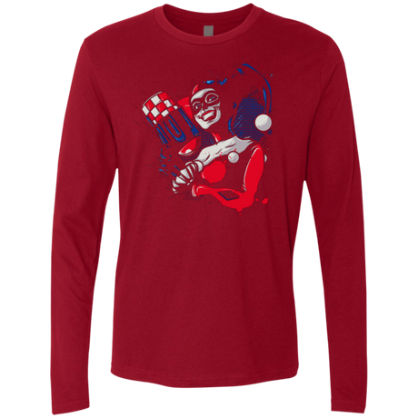 T-Shirts Cardinal / Small Insane Queen Men's Premium Long Sleeve