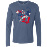 T-Shirts Indigo / Small Insane Queen Men's Premium Long Sleeve