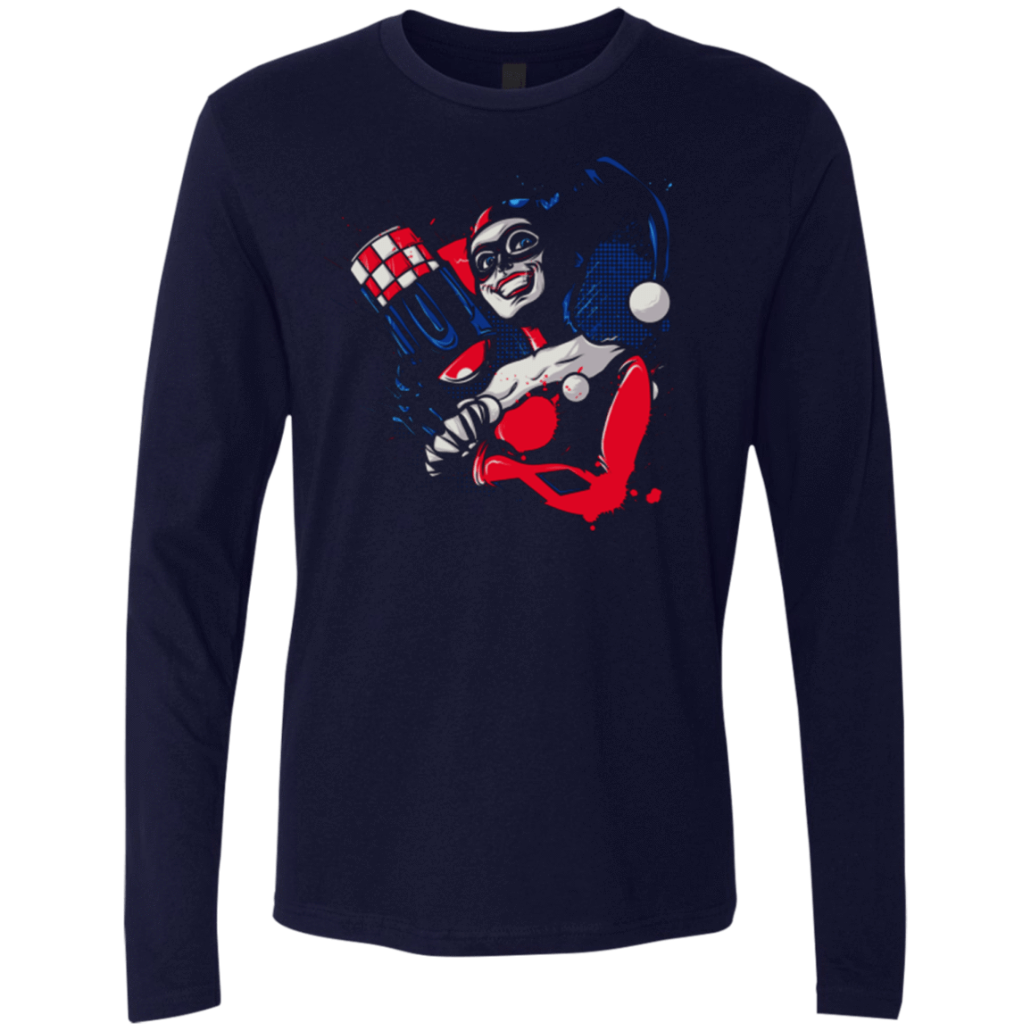 T-Shirts Midnight Navy / Small Insane Queen Men's Premium Long Sleeve