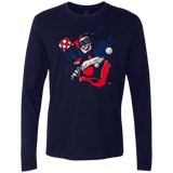 T-Shirts Midnight Navy / Small Insane Queen Men's Premium Long Sleeve