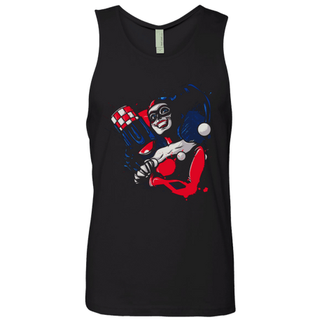 T-Shirts Black / Small Insane Queen Men's Premium Tank Top