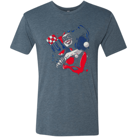 T-Shirts Indigo / Small Insane Queen Men's Triblend T-Shirt