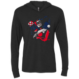 T-Shirts Vintage Black / X-Small Insane Queen Triblend Long Sleeve Hoodie Tee