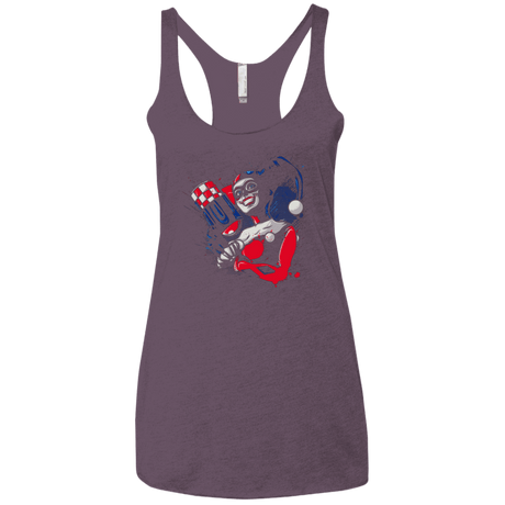 T-Shirts Vintage Purple / X-Small Insane Queen Women's Triblend Racerback Tank