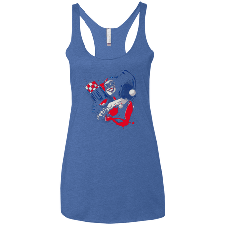 T-Shirts Vintage Royal / X-Small Insane Queen Women's Triblend Racerback Tank
