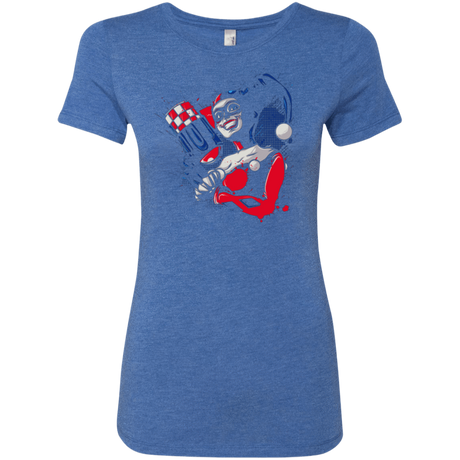 T-Shirts Vintage Royal / Small Insane Queen Women's Triblend T-Shirt