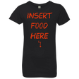 T-Shirts Black / YXS Insert Food Girls Premium T-Shirt
