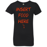 T-Shirts Black / YXS Insert Food Girls Premium T-Shirt