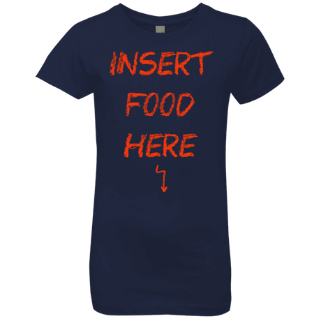 T-Shirts Midnight Navy / YXS Insert Food Girls Premium T-Shirt