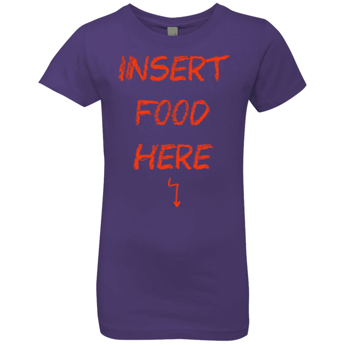 T-Shirts Purple Rush / YXS Insert Food Girls Premium T-Shirt