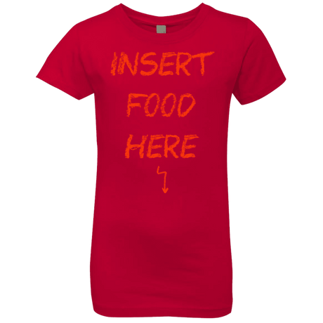 T-Shirts Red / YXS Insert Food Girls Premium T-Shirt