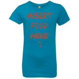 T-Shirts Turquoise / YXS Insert Food Girls Premium T-Shirt