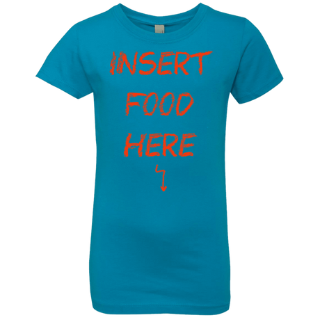 T-Shirts Turquoise / YXS Insert Food Girls Premium T-Shirt