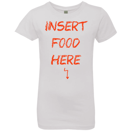 T-Shirts White / YXS Insert Food Girls Premium T-Shirt