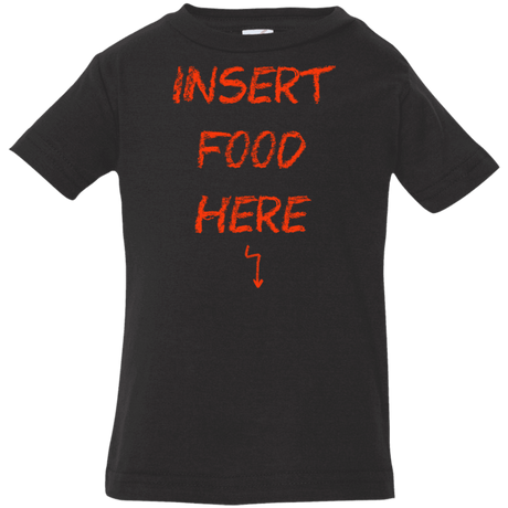 T-Shirts Black / 6 Months Insert Food Infant Premium T-Shirt