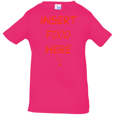 T-Shirts Hot Pink / 6 Months Insert Food Infant Premium T-Shirt
