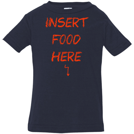 T-Shirts Navy / 6 Months Insert Food Infant Premium T-Shirt