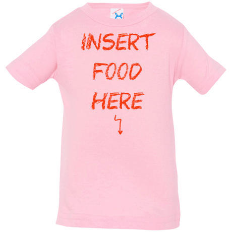 T-Shirts Pink / 6 Months Insert Food Infant Premium T-Shirt