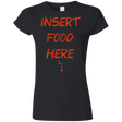 T-Shirts Black / S Insert Food Junior Slimmer-Fit T-Shirt