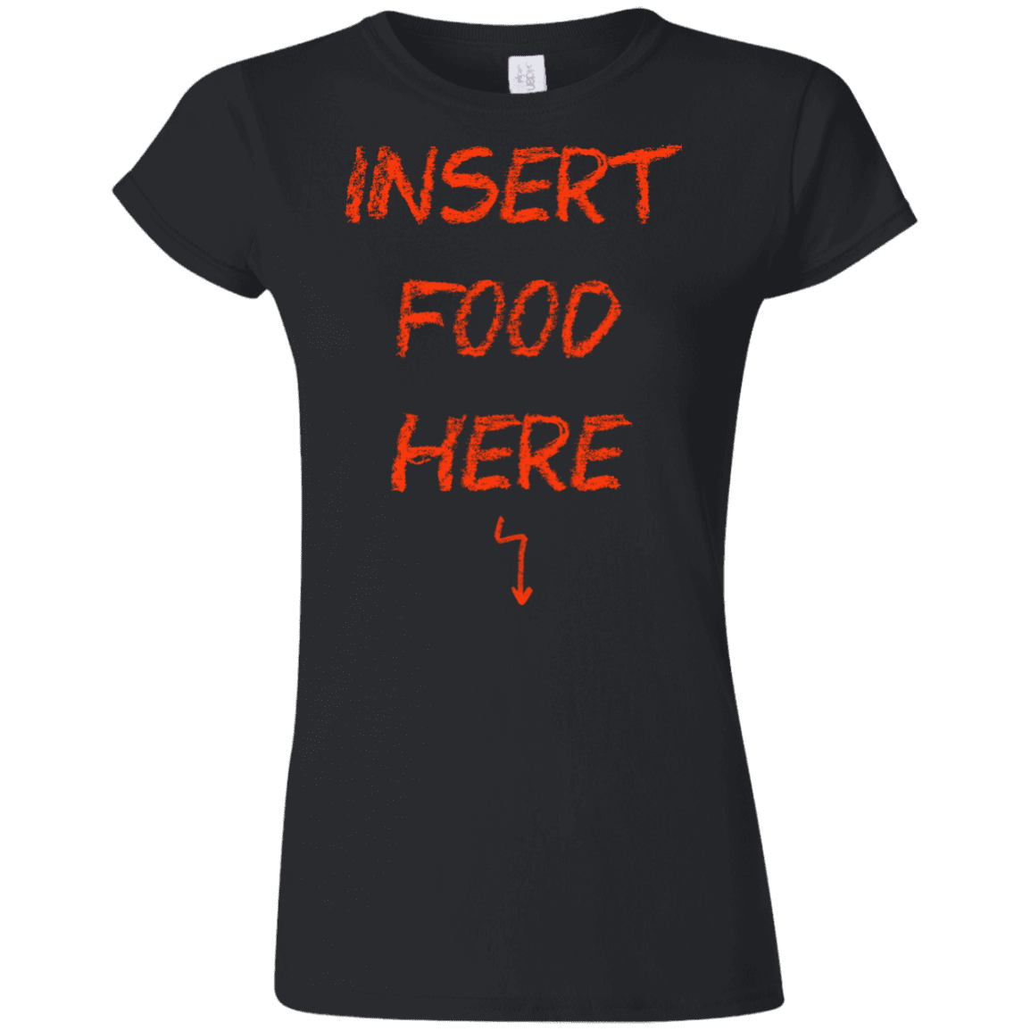 T-Shirts Black / S Insert Food Junior Slimmer-Fit T-Shirt