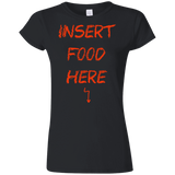 T-Shirts Black / S Insert Food Junior Slimmer-Fit T-Shirt