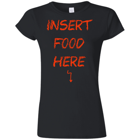 T-Shirts Black / S Insert Food Junior Slimmer-Fit T-Shirt