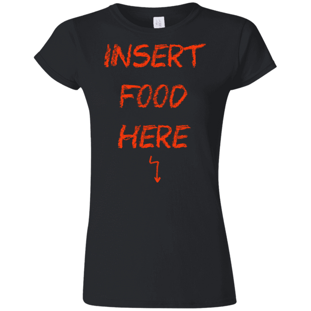 T-Shirts Black / S Insert Food Junior Slimmer-Fit T-Shirt