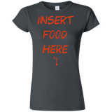 T-Shirts Charcoal / S Insert Food Junior Slimmer-Fit T-Shirt