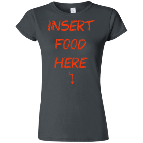 T-Shirts Charcoal / S Insert Food Junior Slimmer-Fit T-Shirt