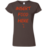 T-Shirts Dark Chocolate / S Insert Food Junior Slimmer-Fit T-Shirt