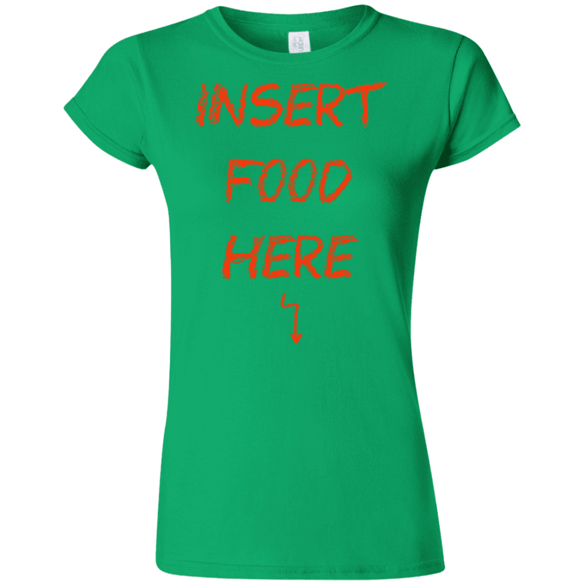 T-Shirts Irish Green / S Insert Food Junior Slimmer-Fit T-Shirt