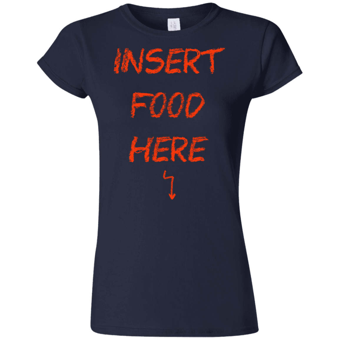 T-Shirts Navy / S Insert Food Junior Slimmer-Fit T-Shirt