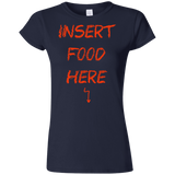 T-Shirts Navy / S Insert Food Junior Slimmer-Fit T-Shirt