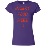 T-Shirts Purple / S Insert Food Junior Slimmer-Fit T-Shirt