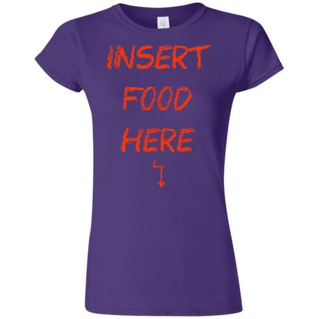 T-Shirts Purple / S Insert Food Junior Slimmer-Fit T-Shirt