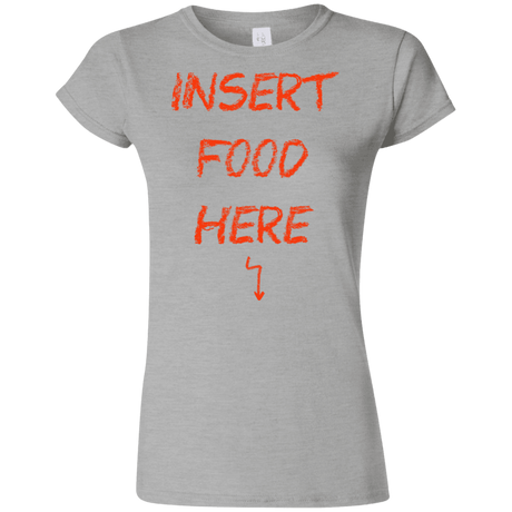 T-Shirts Sport Grey / S Insert Food Junior Slimmer-Fit T-Shirt