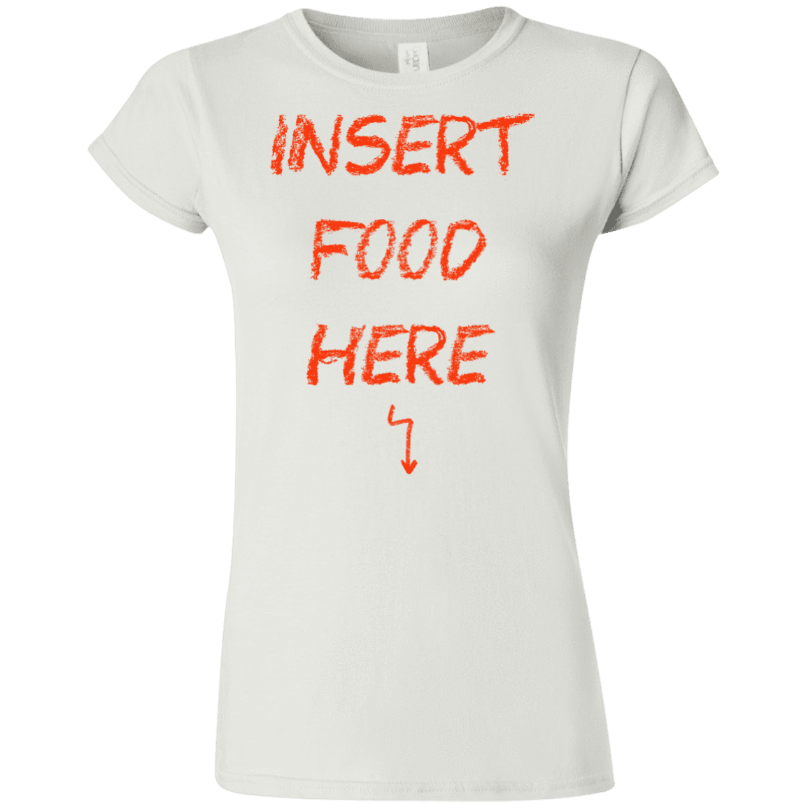 T-Shirts White / S Insert Food Junior Slimmer-Fit T-Shirt