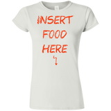 T-Shirts White / S Insert Food Junior Slimmer-Fit T-Shirt