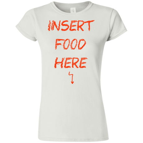 T-Shirts White / S Insert Food Junior Slimmer-Fit T-Shirt