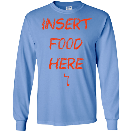 T-Shirts Carolina Blue / S Insert Food Men's Long Sleeve T-Shirt